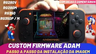 FIRMWARE ADAM IMAGEM- PASSO A PASSO DA INSTALAÇÃO, CONFIGURAÇÃO E PERSONALIZAÇÃO.