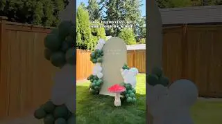 Как я добавляю винил на тканевый фон арки! #планированиевечеринки #советыпохожему