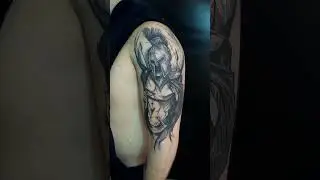 Спартанец. Скетч \ tattoo spartan \ Тату в Донецке