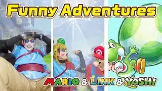 The Funny Adventures of Mario & Link ＆ Yoshi 🤣 ＃4294