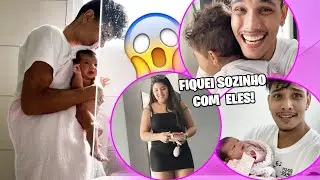 A JAPA DEIXOU EU SOZINHO COM A JADE PELA PRIMEIRA VEZ😱 *tive que me virar*