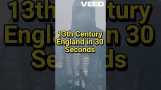 13th Century England in 25 Seconds ⚔️ |  #Shorts
