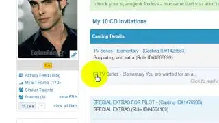 Explore Talent - Profile l How to Use the Auditions Control Center