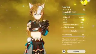 c6 Gorou buff showcase! (f2p c0 itto + c6 gorou buff)