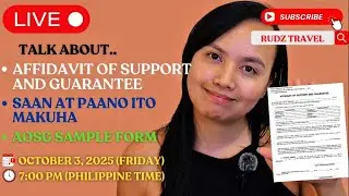 🔴LIVE: AFFIDAVIT OF SUPPORT AND GUARANTEE - FAQs | OCTOBER 2025