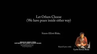 let others choose  Simon Elliott blake