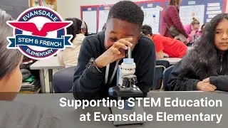 Evansdale Foundation Support 5th Grade Teacher Jean Pace purchase STEM and Sports equipment
