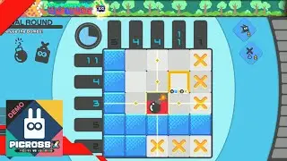 PICROSS X : PICBITS VS UZBOROSS - 40 Minute (Demo) Gameplay [Switch]