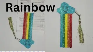 DIY Rainbow Bookmark A Summer Craft Project #diy #papercraft