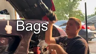 SLAMMED AND CAMBERED CORVETTE GOES FROM BAGS TO COILSOVERS! ON THE FLOOR