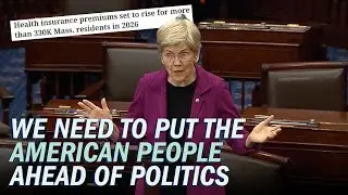 Government Shutdown: Warren Takes to Senate Floor in Support of Democratic Counter Offer