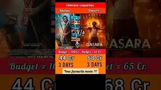 Bholaa Vs Dasara movie comparison #shorts