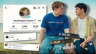 starting a HEARTSTOPPER Tiktok Editing Account for 7 Days