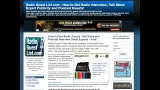 Radio Guests: How to Get Radio Interviews