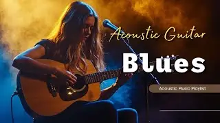 Amazing Rustic Acoustic Blues Guitar Solo Soulful Melodies & Relaxing Background