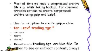 Tar command in UNIX and Linux with example - UNIX command Tutorial 5