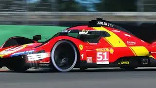AF Corse Ferrari 499P Hypercar-Test Monza Circuit