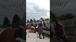 The worst fall I've had this year with my loan ...  #horse #equestrianrider  #horseriding