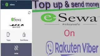 Link eSewa to viber. topup & send money feature .