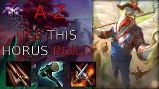 [A-Z] This Horus Build Can ONE SHOT?!? - Masters Ranked Duel - Smite Horus Gameplay
