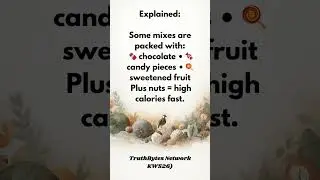 Trail mix can be healthy&hellip; or candy in disguise - Trail Mix: Healthy Snack or Dessert? 😳