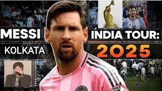 Messi India Tour 2025 | Kolkata Fans Go Crazy!