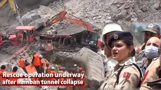 Rescue operation underway after Ramban tunnel collapse