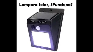Reseña: Lampara Solar 15 W
