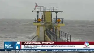 FALA PORTUGAL - Jovens desafiam tempestade