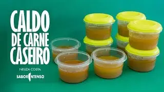 Caldo de Carne Caseiro