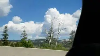 Passed The Line Of Sierra Nevada Thunderstorms, Emegrant Gap 3:54pm Clear Towards Valley May 28, 17