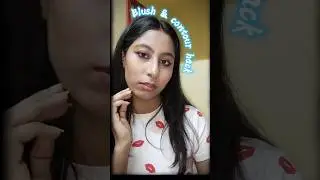 Blush & contour hack 😱 pass ✅ or fail ❌ #shorts #hack #ytshorts