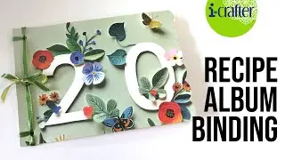 How to Bind the Recipe Mini Album from i-crafter