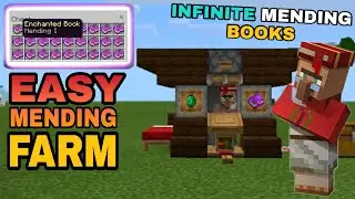 КАК ЛЕГКО ПОЛУЧИТЬ ЗАЧАРОВАННЫЕ КНИГИ В Minecraft PE | Ферма починки книг для Minecraft PE 1.21