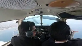 Touch & Go at LECL - Piper PA-28 Cherokee - Cockpit View