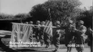 HD Stock Footage WWII Patton and North American Army in North Africa