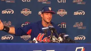 Mets&rsquo; Tim Tebow gives 1st spring press conference