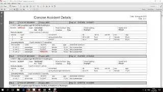 Creating an Accident Analysis Chart (Examples)