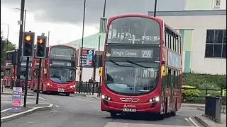 FRV. Arriva London Route. 259 Edmonton Green - King’s Cross. Wright Eclipse Gemini 2 HV66 (LJ62 BCU)