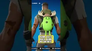 Dumb Ways to Die Back Bling in Fortnite