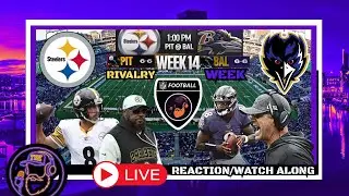 Steelers vs Ravens LIVE Reaction &ndash; AFC North War 📱