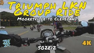 Triumphs Exploring Highway 801 from Mooresville to Cleveland NC | Summer 2023 No Talking just Riding