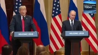 President Trump and President Putin FULL Press Conference in Helsinki