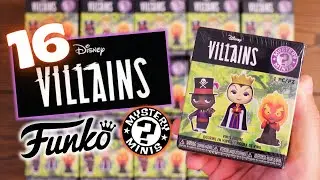 16 Disney Villains Funko Mystery Mini Figures | Unboxing New Disney Villain Blind Box Mystery Minis