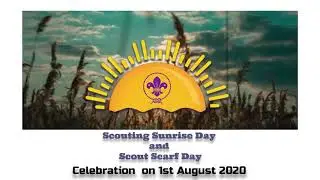 Scouting Sunrise Day and Scout Scarf Day / Agust 1st 2020 /BSG Kodagu / Karnataka /Ranjini Rajegowda