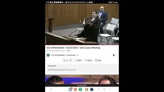 Michael Chee complaining about Montebello's Resolution No. 23-17