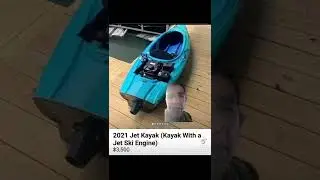 Jet Kayak with a Jet Ski Engine selling for $3500