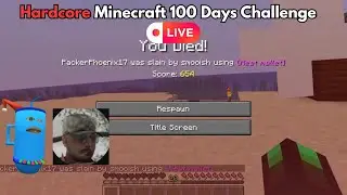 🔴LIVE | Hardcore Minecraft 100 Day Challenge! Can We Survive??