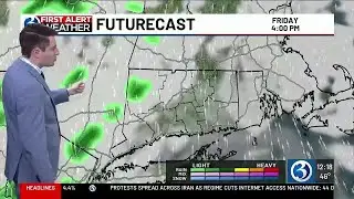 FORECAST: Showers tonight, more rain on the way this weekend