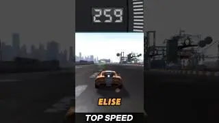 Lotus Elise TOP SPEED || Removed Top Speed Limiter || NFS ProStreet #nfs #racing #shorts